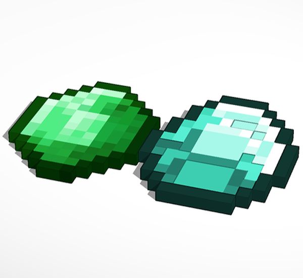 Сколько стоят в Minecraft алмаз и изумруд в рублях